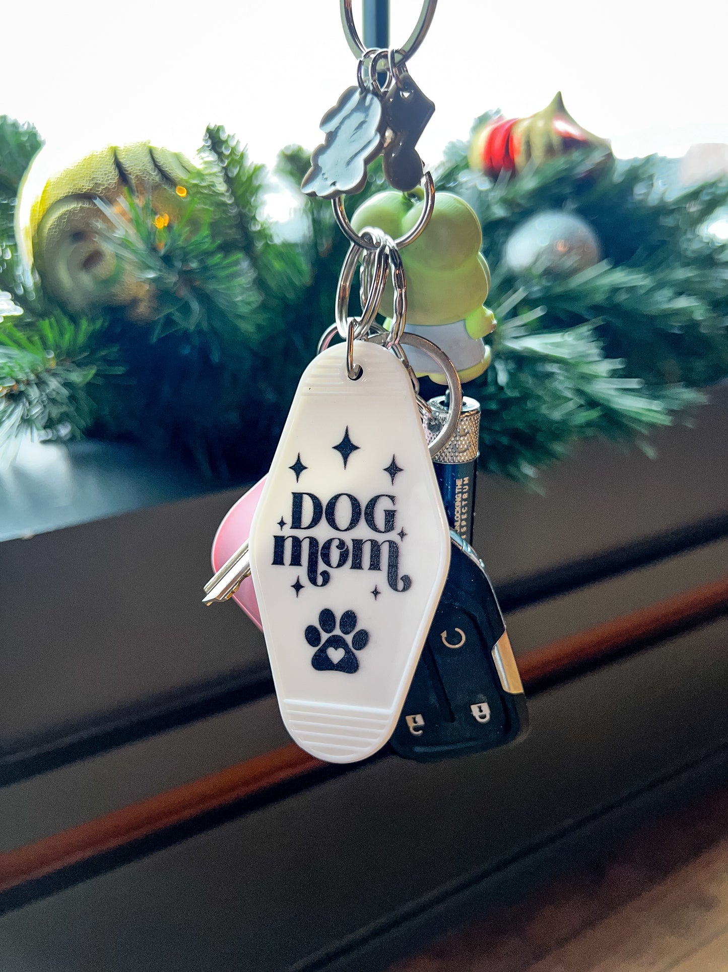 Dog Mom Keychain